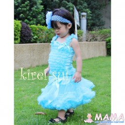 Голубая юбочка 3-4года