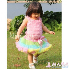 Радужная юбочка 3-4года