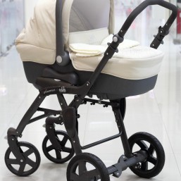 Коляска CAM Dinamico цвет бежевый и бордовый