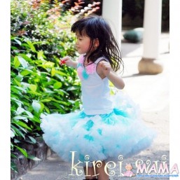 Юбка Премиум Аква голубой 5-7лет